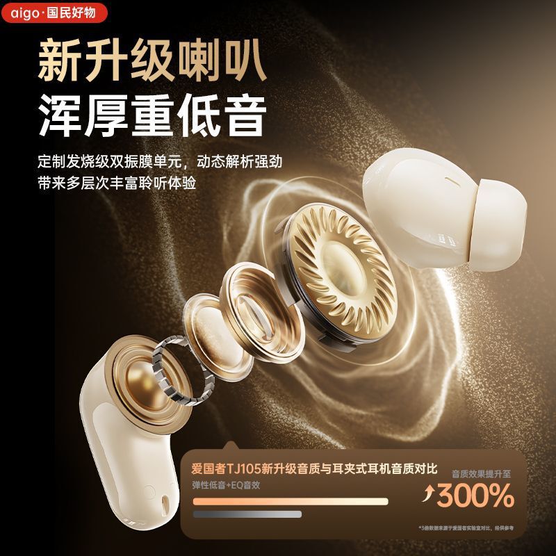 愛国者-TJ105 bluetoothイヤホン2025新型入耳式超長航続高音質スポーツランニング男女|undefined