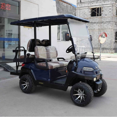 Elektrikli qolf avtomobilləri Cart Wide Wheelbase Design
