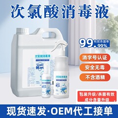 次氯酸消毒液喷雾家用免洗手宠物100ml便携式杀菌消毒水喷剂批发