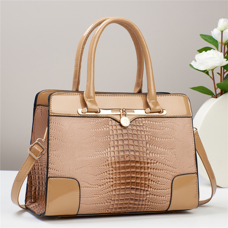 Cocodrilo estampado bolsos casuales bolsos de moda para madres bolsos de hombro bolsos de mujer atmósfera de comercio exterior bolsos transfronterizos