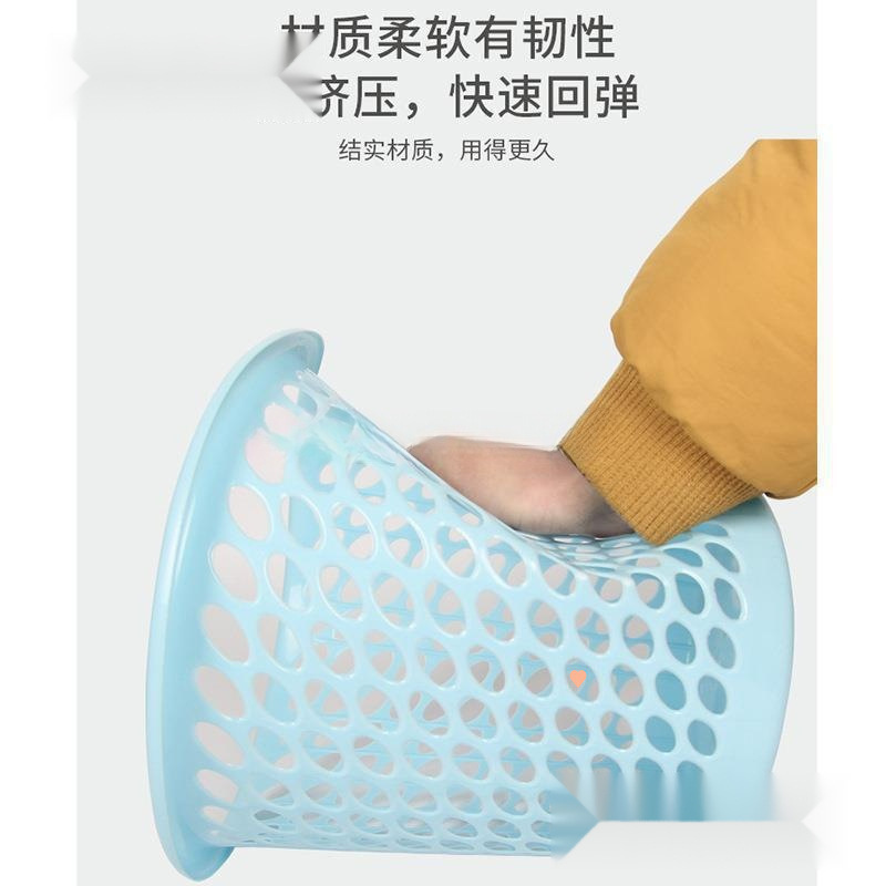 简约卫生间客厅塑料垃圾桶批发镂空垃圾篓纸篓五元店的小商品批发|undefined