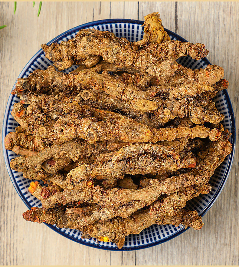 Dried Coptis Root Slices Huang Lian 500g Bulk Chinese Herb Coptis chinensis for Decoction and Herbal Tea in use