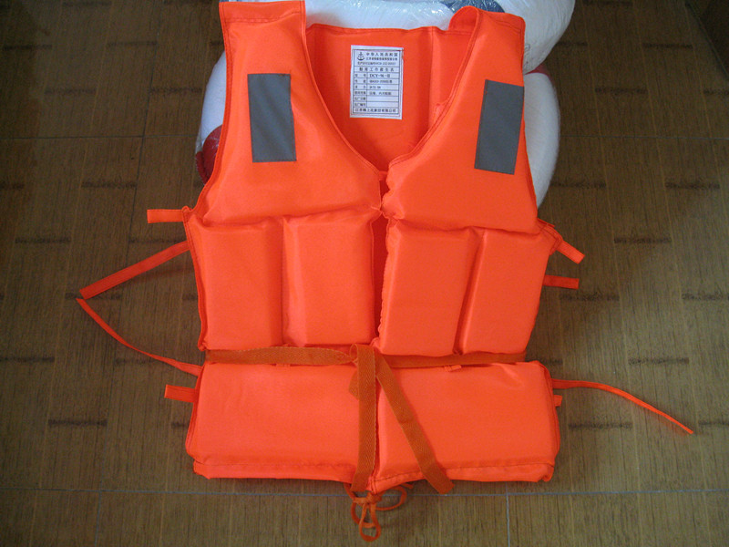 智贝主图_0厂家批发定制牛津布成人加厚救生衣船用防灾漂流游