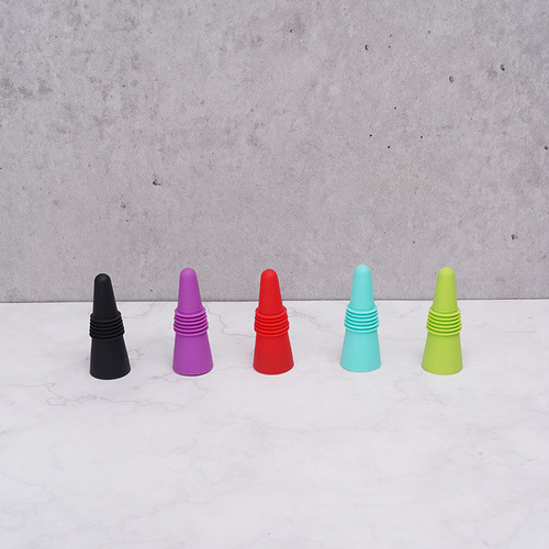 Amazon food grade silicone red wine stopper, champagne stopper, beer bottle leak-proof wine stopper, single pack