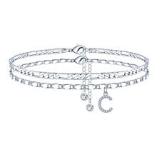 O 60248 Zircon Rice Bead Double Anklet �ʯ����˫�����