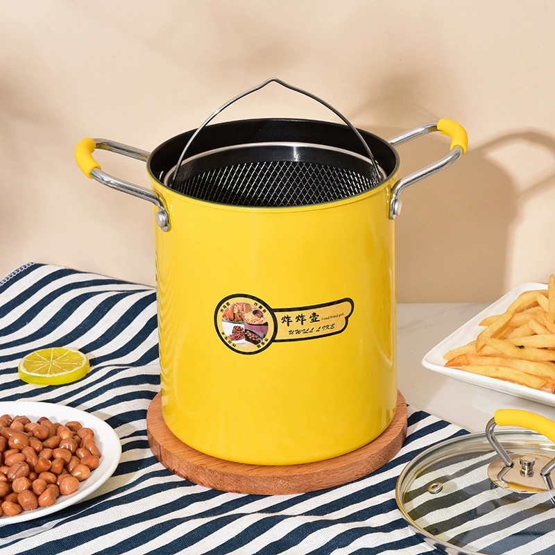 Frying pan household non-stick mini small oil pan Internet celebrity frying pan multi-functional cast iron flat bottom deep pot special frying pan