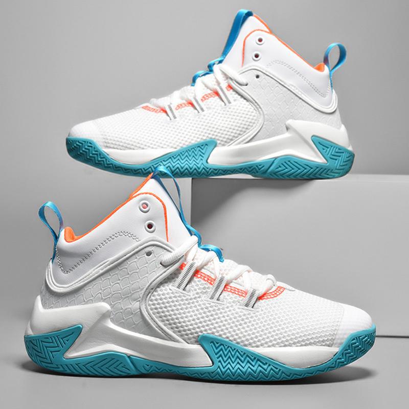 Men's Shoes summer new shoes Men's Youth plus size white mesh breathable sneakers high-top basketball sports fashion shoes Men's Shoes summer new shoes Men's Youth plus size white mesh breathable sneakers high-top basketball sports fashion shoes