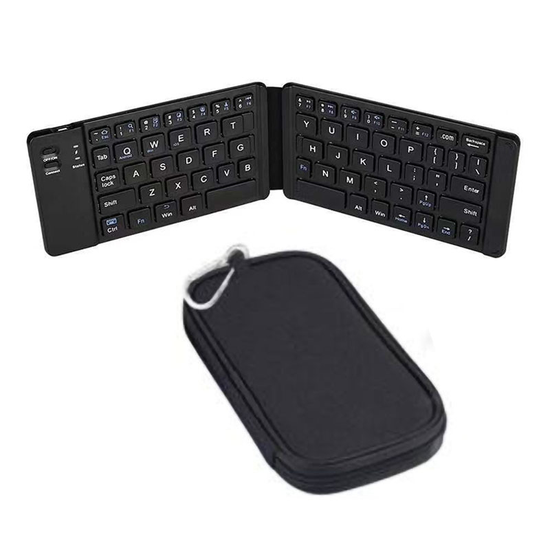 New Bluetooth folding keyboard lightweight folding keyboard portable keyboard fashion folding keyboard
