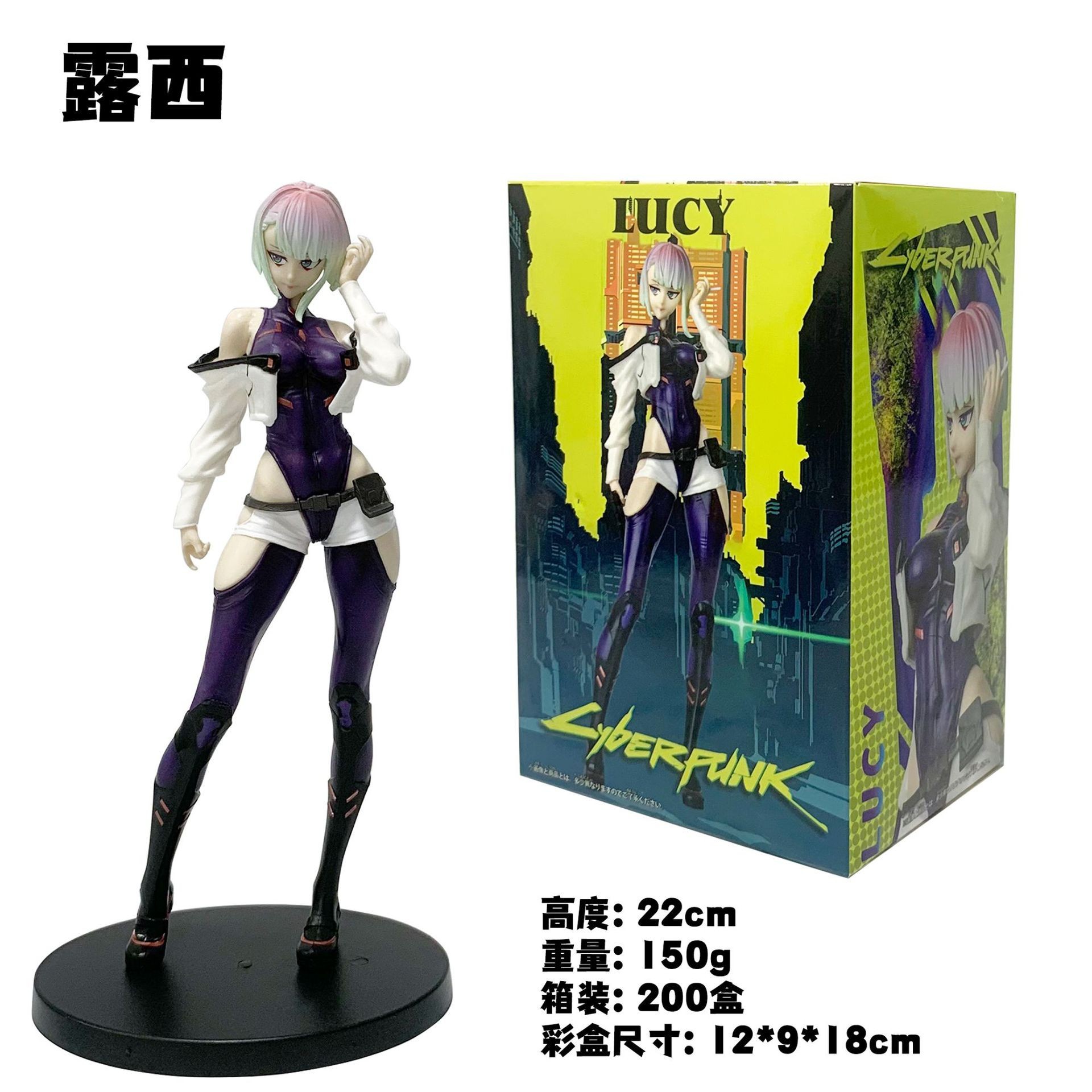 사이버 펑크 에지 워커 레베카 주변 보조 섀시 데스크탑 장식품 박스 핸드 도매