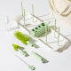 Portable Bottle Brush Newborn Baby Cleaning Brush Travel Storage Box suit Shizu Silicone Cleaning Brush