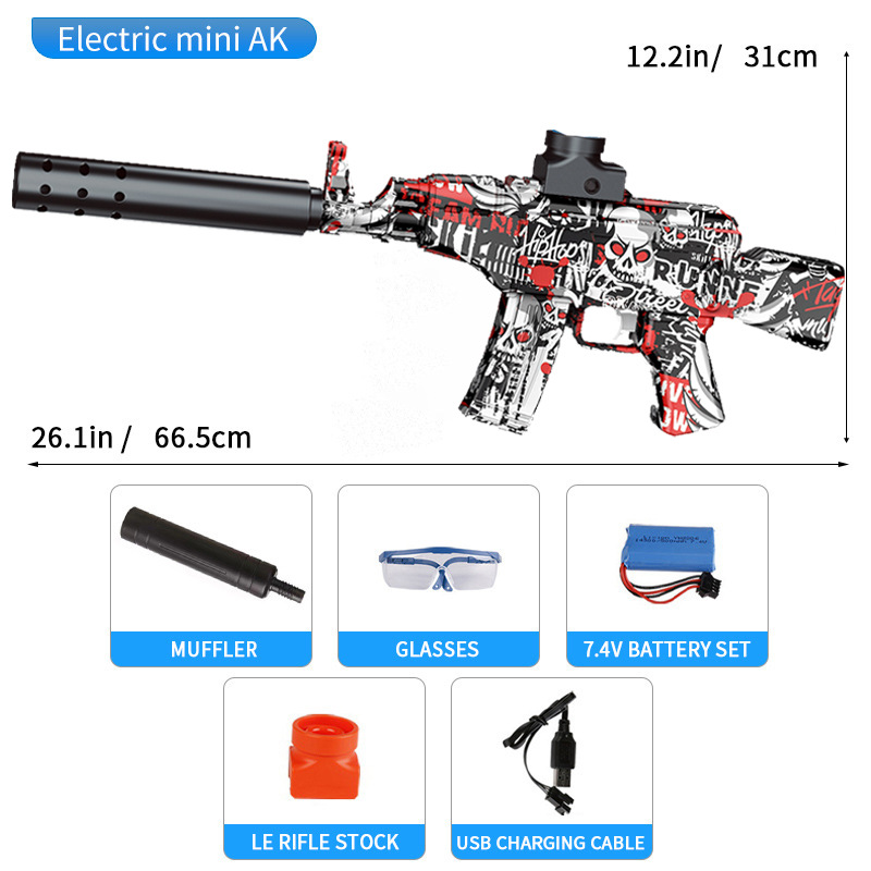 7.4v AK47 [Graffiti Red] Color Box