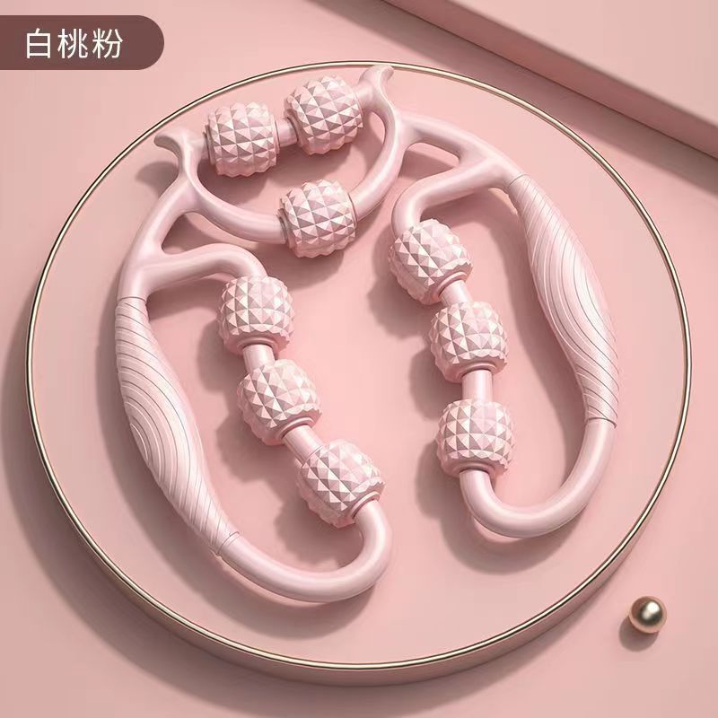 29輪脚マッサージ器ローラー下腿筋肉リラックス美脚器マッサージ痩せ脚リング脚器美脚クリップ|undefined