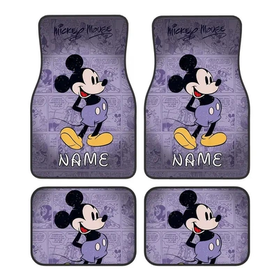 Floor Mat for Hair, Avtomobil döşəmə paspasları - car-floor-mat-32-35454568cm-skin-friendly-suede-two-pairs-four-pieces-in-total