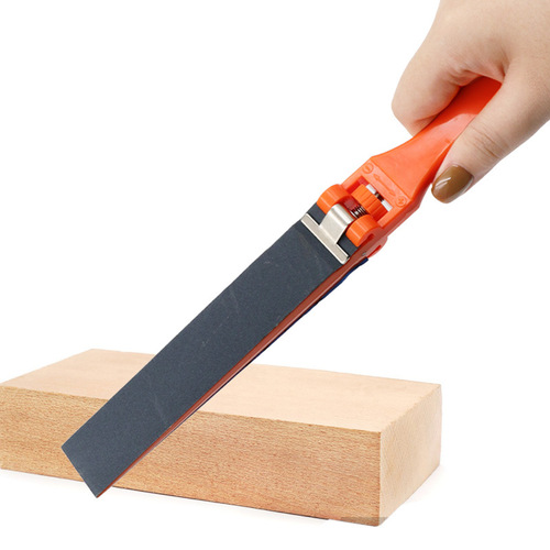 Polishing DIY tool clip aluminum sandpaper board semi-circular sandpaper roll flat plate manual plastic sandpaper clip wholesale