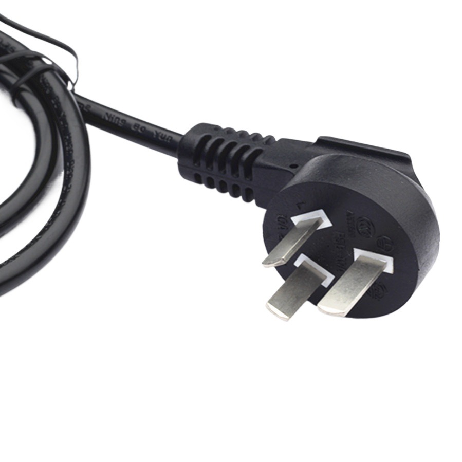 永睿线缆-3芯线 国标品字尾电源线 三孔插头10A250V打印机电源插