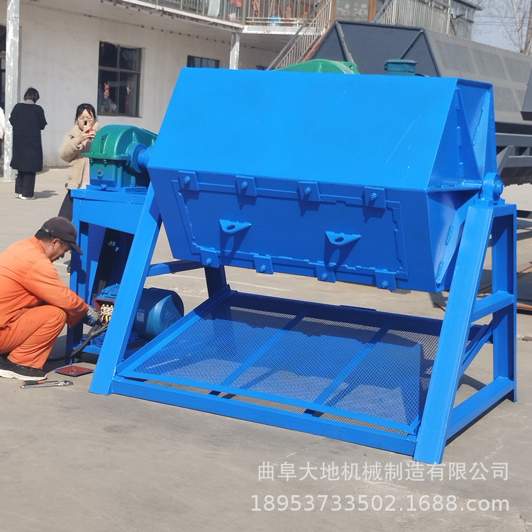 600升六角滚筒抛光机金属件除锈去油研磨机火烧铁研磨机