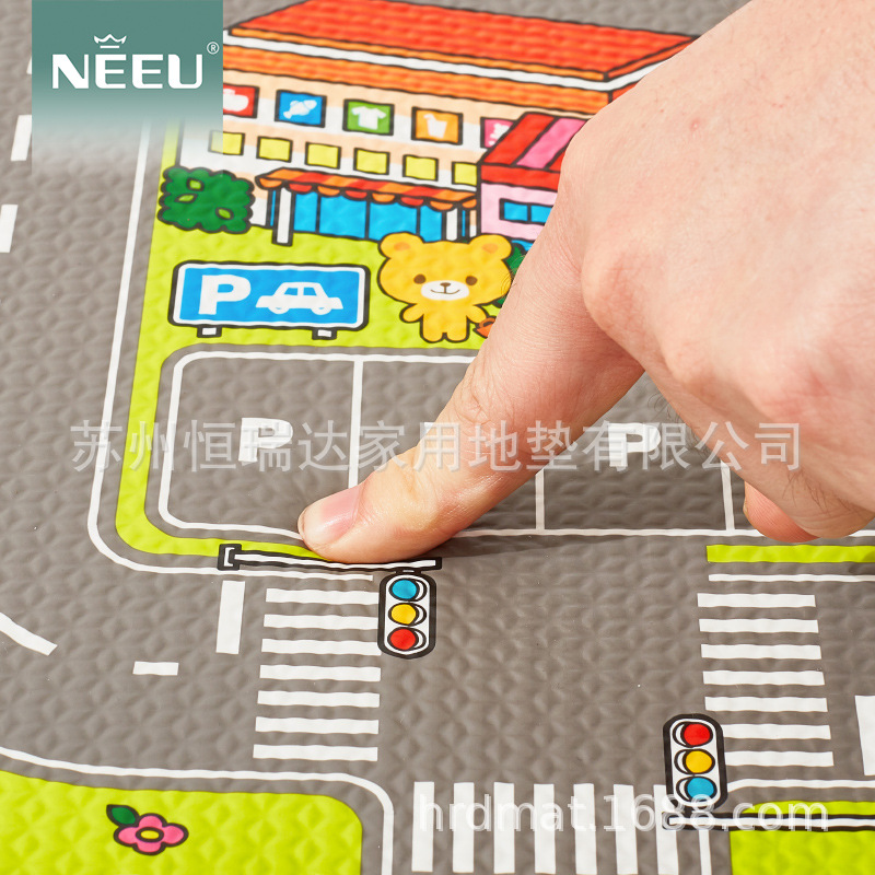 FUENTE de fábrica al por mayor rompecabezas educativo alfombra de piso de los niños alfombra de piso de espuma de costura alfombra de piso defecto engrosada estera de arrastre