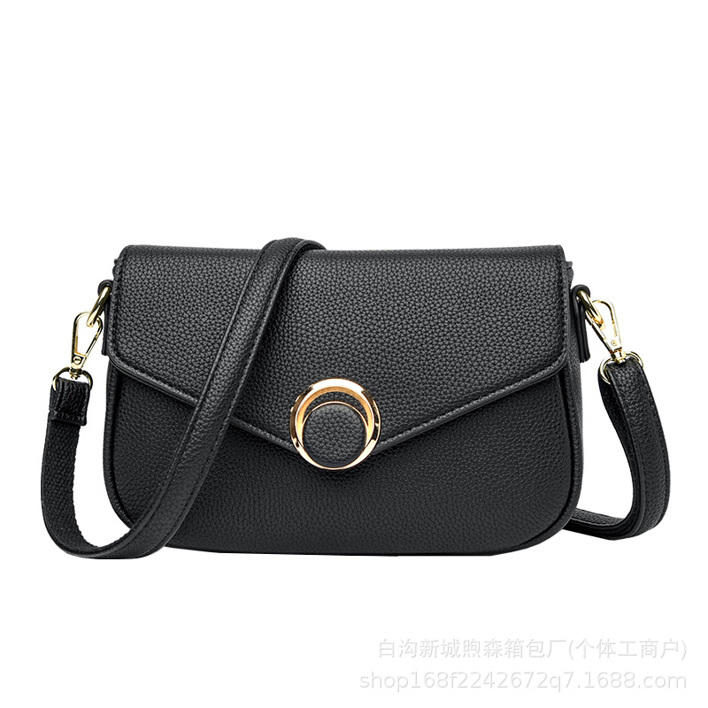 Bolsos transfronterizos para mujer 2025 nueva moda coreana bolso de madre de mediana edad temperamento salvaje bolso pequeño de mensajero de un solo hombro