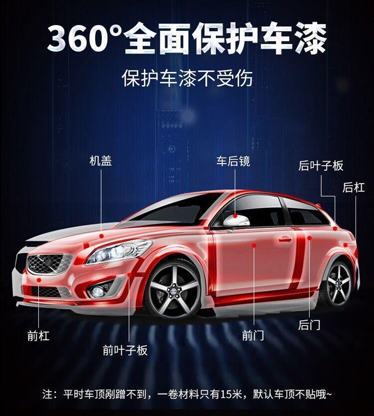 DuPont Auto Tpu Invisible Car Garment Protective Film Matte TPH Transparent Paint Scratch Repair Full Body Film