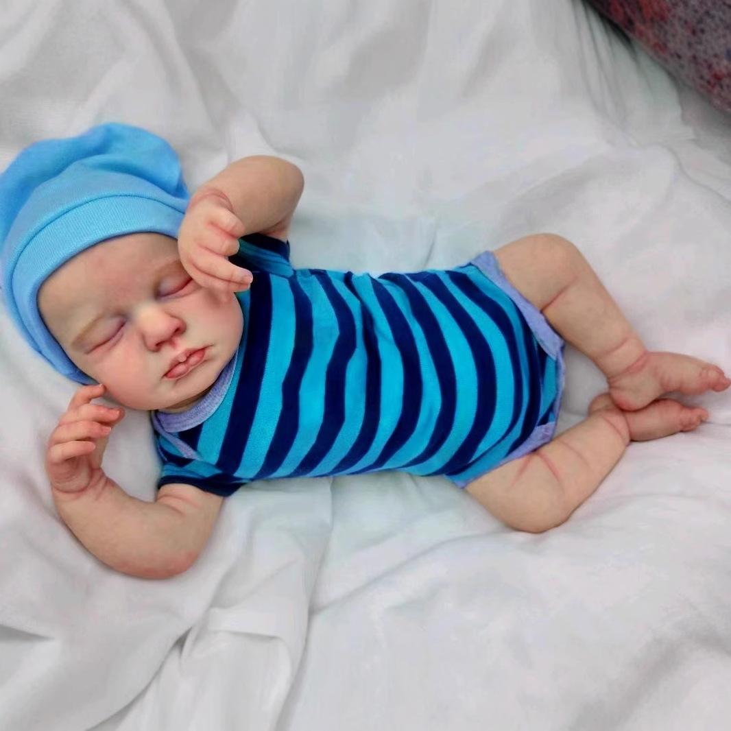 49cm tela cuerpo simulación renacimiento muñeca Loulou transfronterizo e-commerce suministro de una sola pieza de entrega