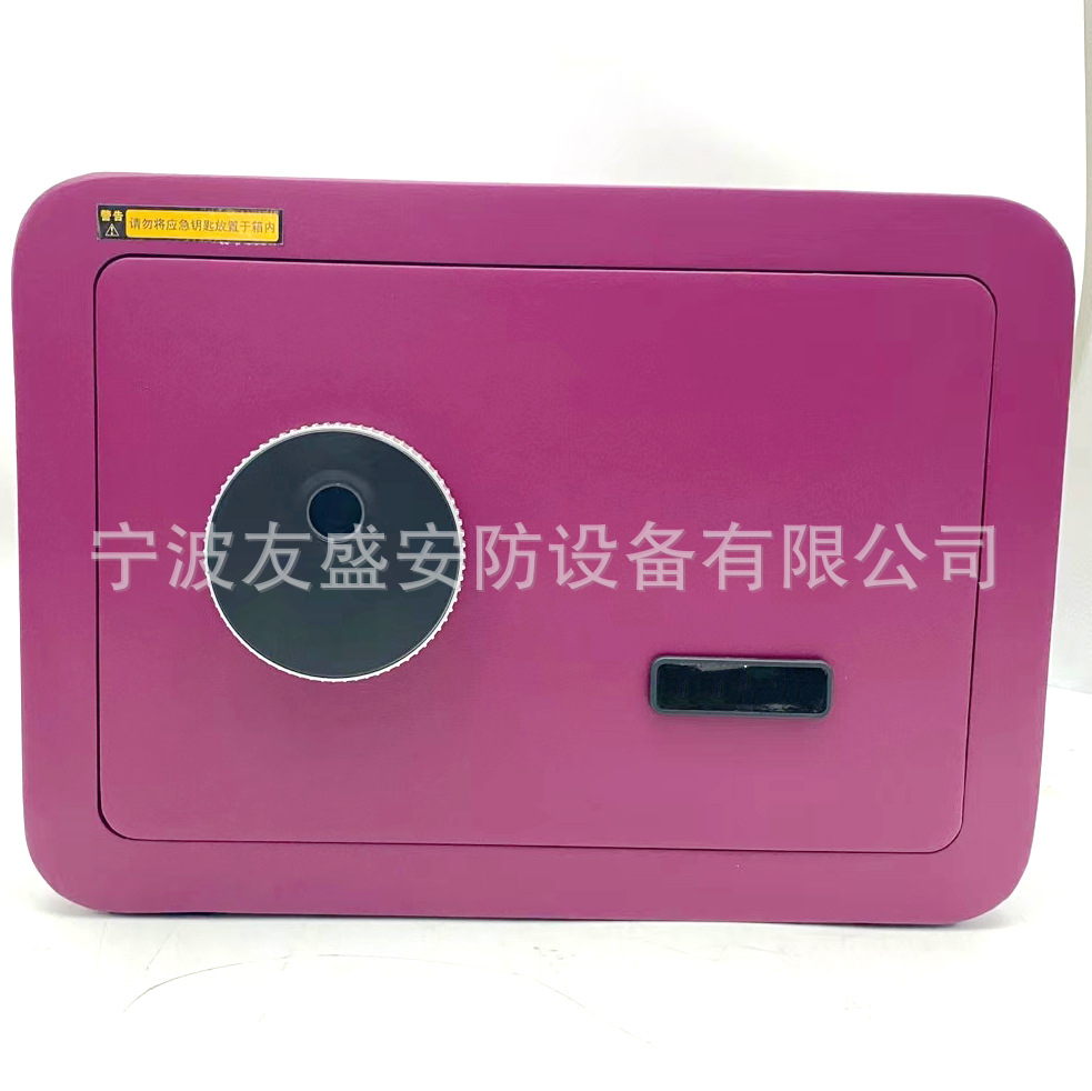 指纹密码家用保险箱迷你尺寸指纹半导体珠宝箱智能指纹办公保险箱