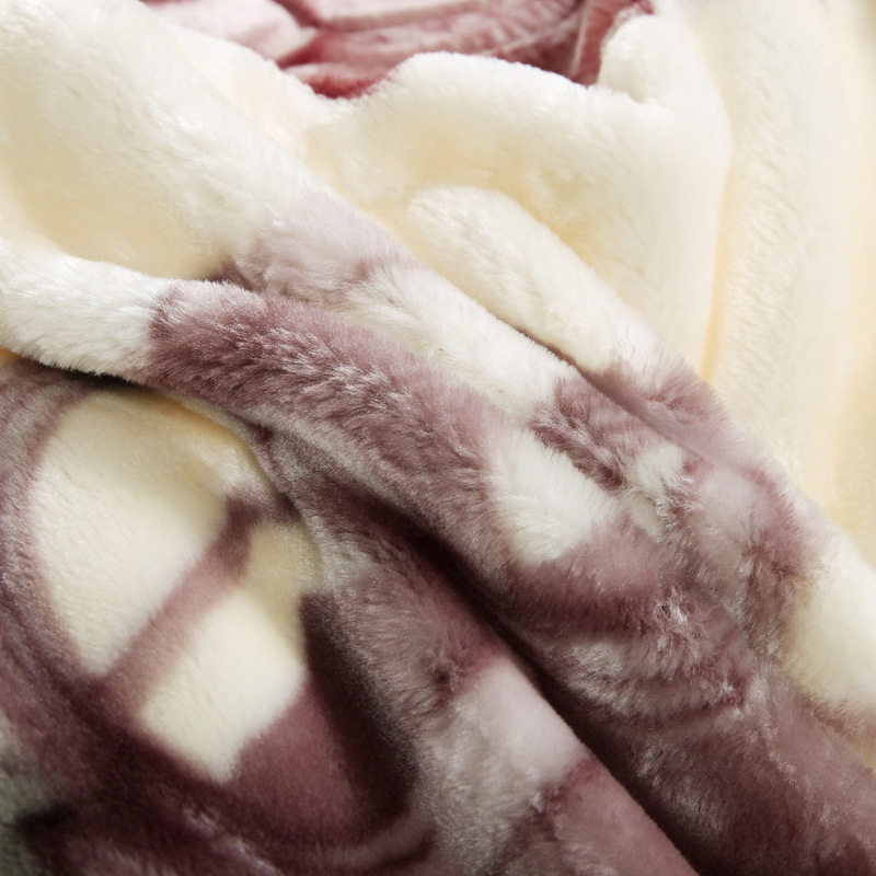 Nuevo engrosado otoño invierno Lacher mantas de doble capa de mantas cálidas de bodas de doble fábrica directa puede ser distribuido