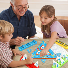 跨境STEAM兒童桌遊玩具加減乘除學數學思維邏輯訓練反應益智早教