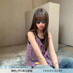 你好卡农 小众设计感波点吊带背心女夏季2025新款无袖上衣两件套