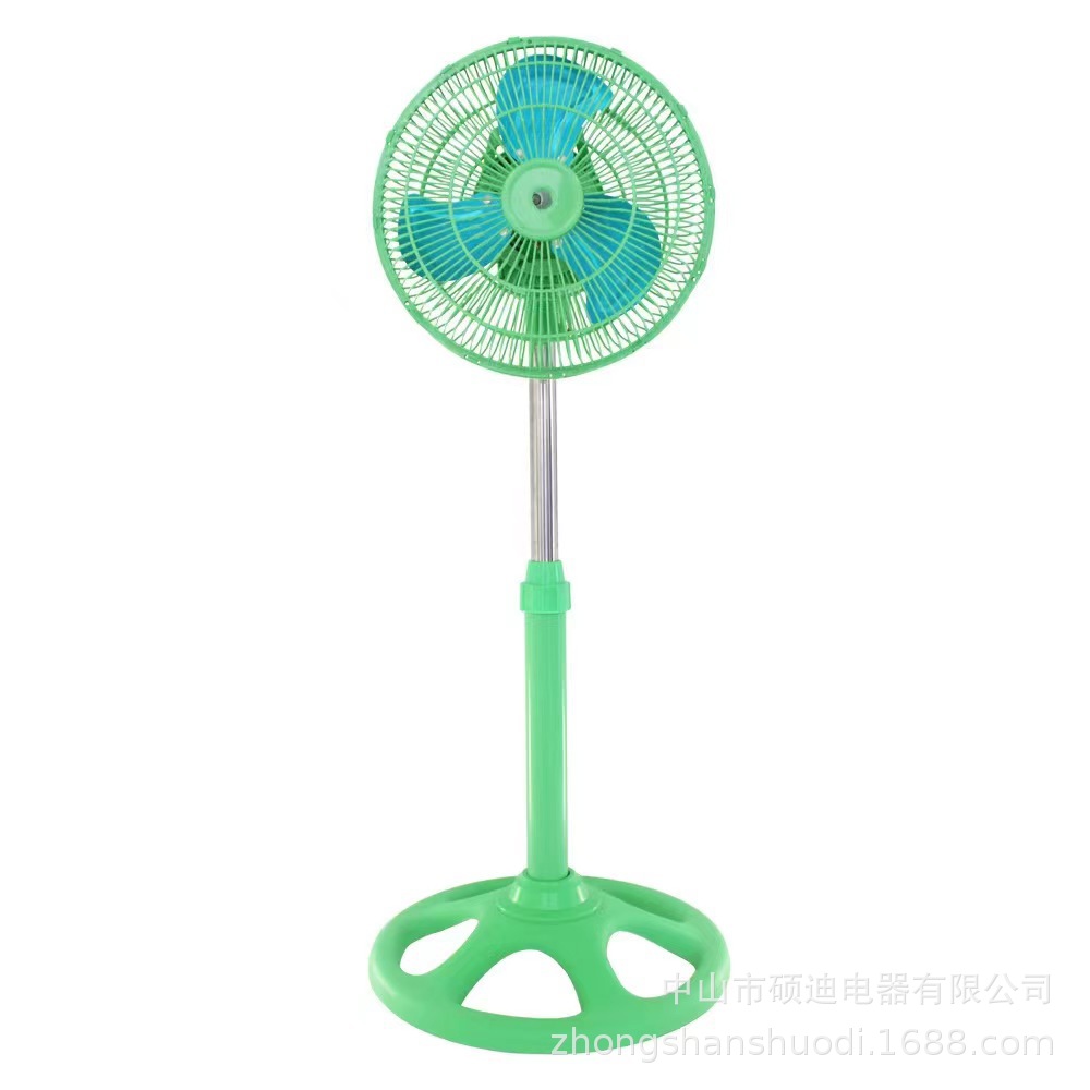 Ventilador de piso de 12 pulgadas, 110V, oscilante vertical, eléctrico, modelo superventas transfronterizo con gran flujo de aire, precio mayorista OEM de fábrica.