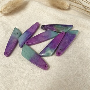 ��Ȼʯˮ���δ�ĥ����12*45mm�ۻ�ʯ�朵������� DIY�Ʒ���