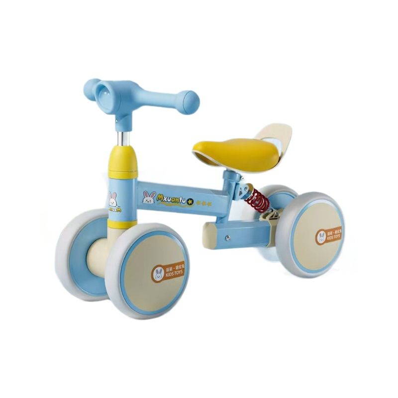 Bicicleta de equilibrio con amortiguación para niños de 1 a 3 a 6 años, patinete de dos ruedas para niños pequeños, andador para bebés, patinete deslizante para niños.