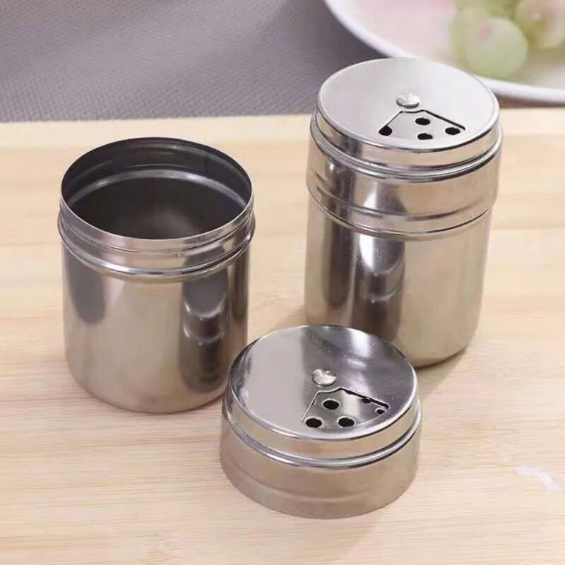 メーカー直売のステンレス調味料缶の楊枝筒調味箱の台所の胡椒缶の焼き缶のサンショウの胡椒瓶|undefined