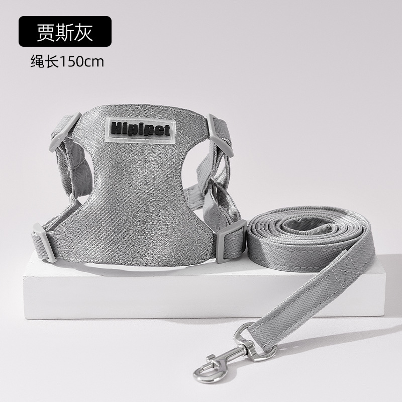 Cuerda de tracción para perros, chaleco, correa para el pecho, mascota, perro pequeño, Teddy Pomerania, oso mediano, cuerda para pasear perros, cadena para perros