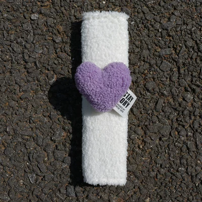 Seat Belt Shoulder Pads | Seat belt shoulder pad - lamb-velvet-love-purple-25x75cm35g-can-be-customized