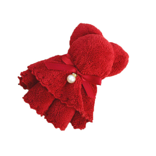 Bear towel souvenir wedding red wedding candy supplies full moon birthday return gift gift wholesale