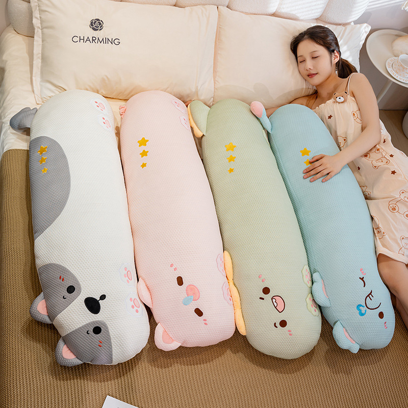 アイスシルクのかわいい女の子の睡眠脚枕、長時間の枕、横向き寝の妊婦用枕、取り外し可能で洗える夏用ベッド|undefined