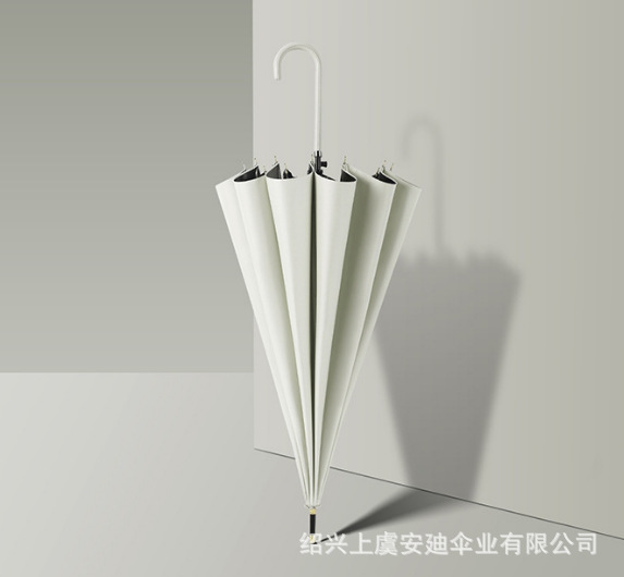 Paraguas de 24 varillas para hombre, mango largo, venta al por mayor, paraguas de golf doble grande, publicidad impresa, mango recto, revestimiento negro engrosado personalizado