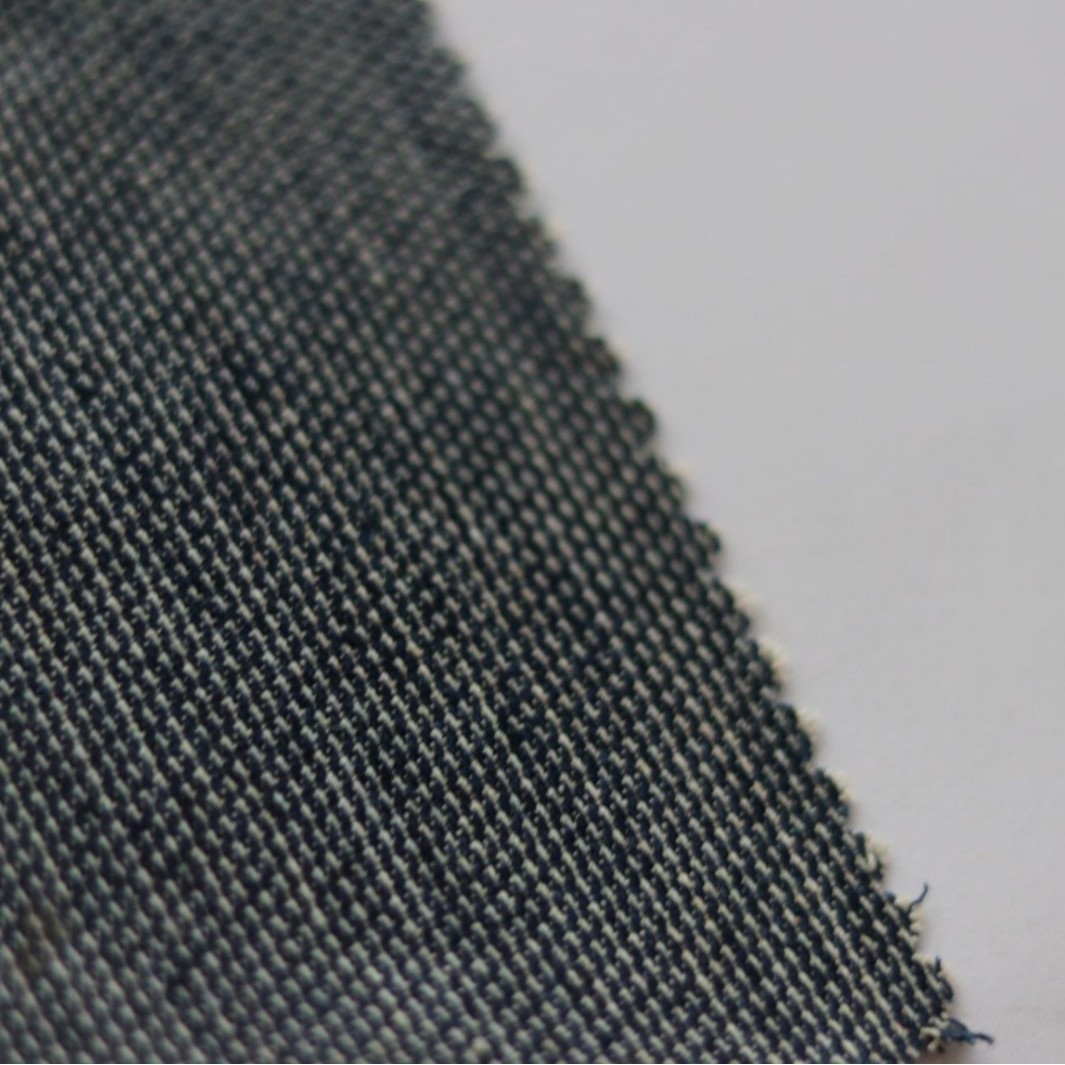 [Denim] Jacquard tecido azul denim rayas sombrero pantalones almohada tela artesanía image 1