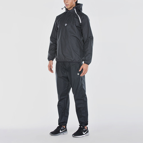 European and American cross-border men's running sweat-training suit, gym sweat suit, sports top, basketball sweat set