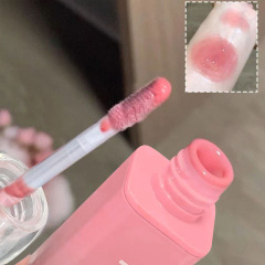 嫩晕啦!方块冰茶水光镜面唇釉滋润显白不掉色唇部精华学生党口红