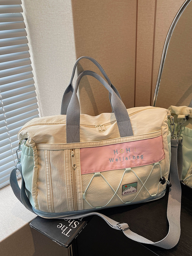 Moda nueva bolsa deportiva de fitness separación seca y húmeda bolsa de almacenamiento de equipaje multifuncional portátil bolsa de viaje de embarque