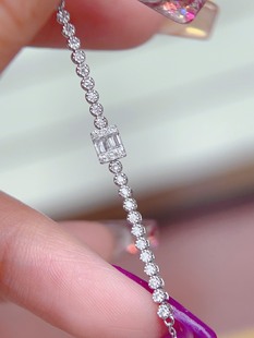 18K Gold Fine Jewelry Rock Sugar Diamond Bracelet Bracelet Jewelry Jewelry Tiktok Wholesale Generation