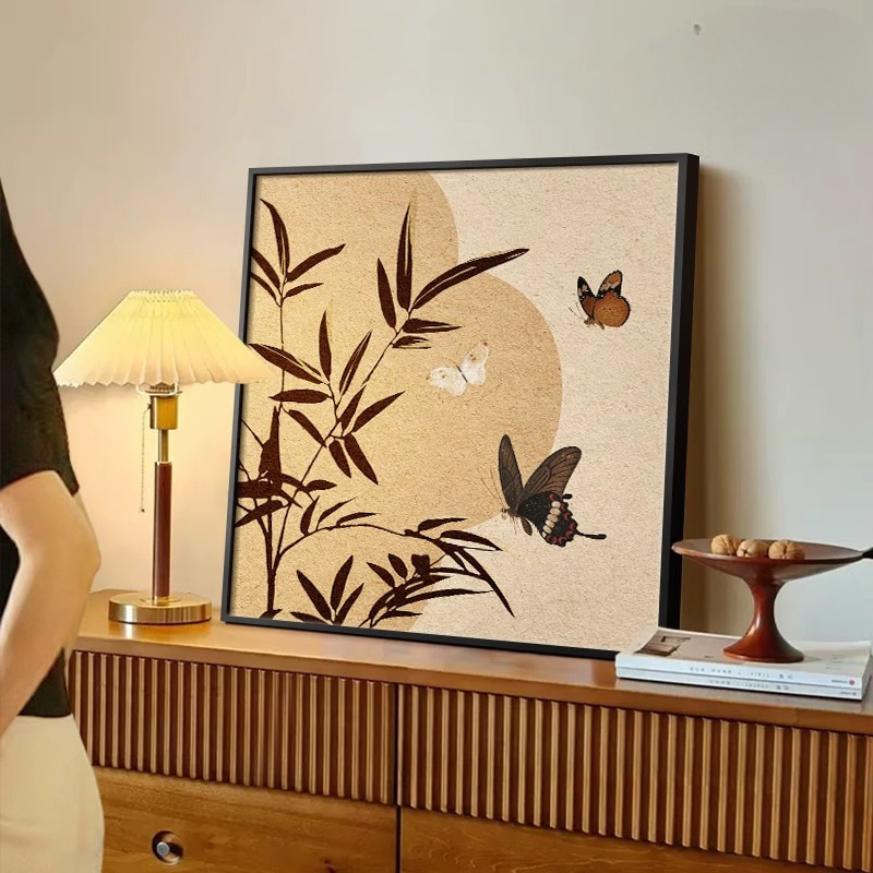 Medieval French Retro Entrance Bedroom Cupboard Living Room Dining Room High-End Decorative Painting Mural Hanging Painting