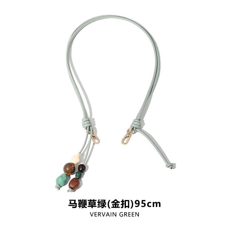 跨境新款SP-180适用龙骧包伊芙琳改造百搭陶艺串珠腋下单肩包带|undefined