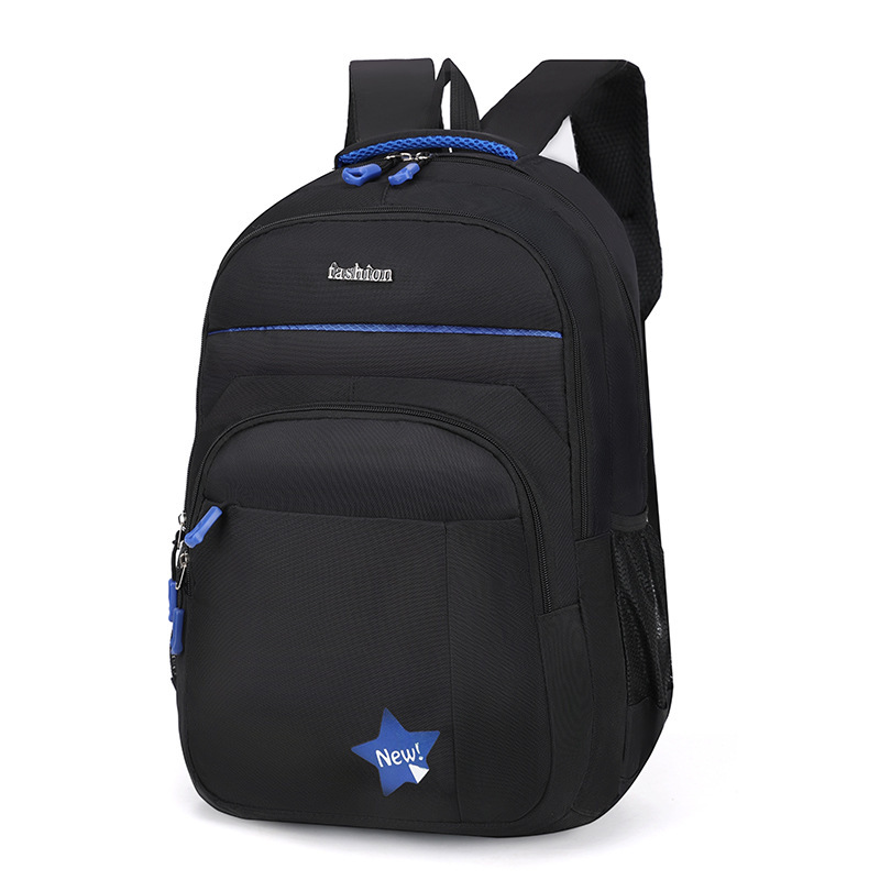 Mochila de negocios de gran capacidad, mochila de viaje de ocio, mochila escolar para estudiantes de hombres, bolsa simple para computadora portátil