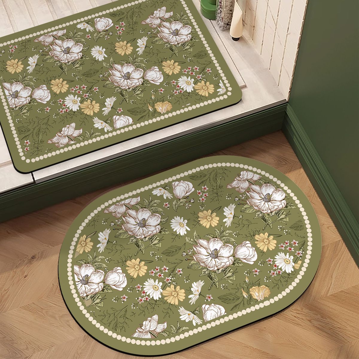 Toilet Absorbent Floor Mat Advanced Sense Bathroom Foot Mat Bathroom Door Diatom Mud Carpet Bathroom 2025 New Style