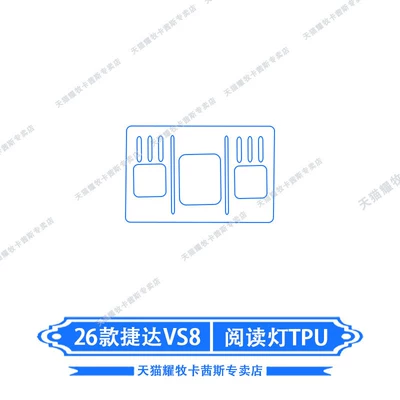 interior protection films, navigation screen | Car interior film - 26-models-of-jetta-vs8-reading-light-tpu