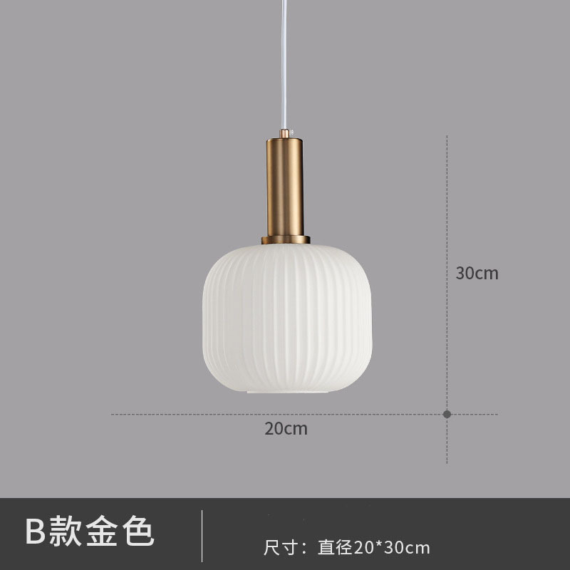 Nordic creativo bar restaurante araña personalidad simple rayas linterna araña sola cabeza pintura verde araña de cristal