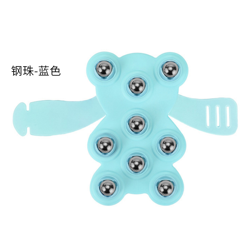 Nueve cuentas masajeador bola magnética bola de acero relajación muscular bola abdominal equipo de cuidado de la salud draga Meridian cepillo