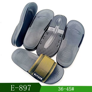 Supply of Eva One-Step New 6-Hole Slipper Soles with Wave Pattern for Men and Women, Handmade Slipper Soles